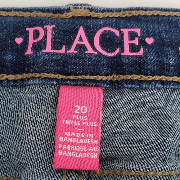 Place Dark Blue Bootcut Leg Jeans Girls Size 20 Plus - Picture 7 of 9